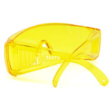 TATTU G1 Professional Fit-Over UV Light Protection Glasses, Anti-Glare, Eye Strain & Fatigue, Night Vision Enhancement for Driving at night, Wrap-around Safety Goggles for Shooting & Hunting, Yellow